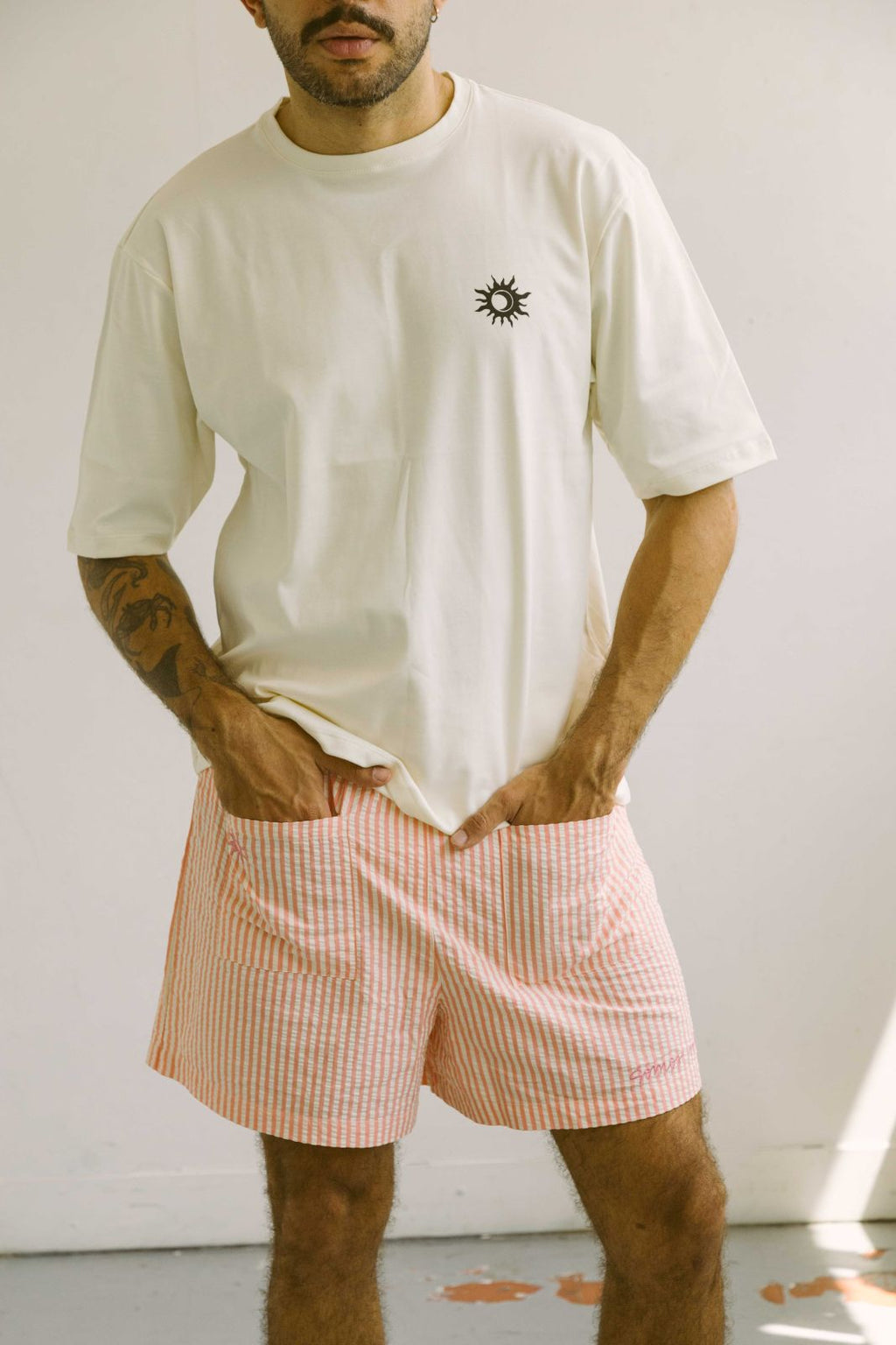 Short Somos Soles Coral